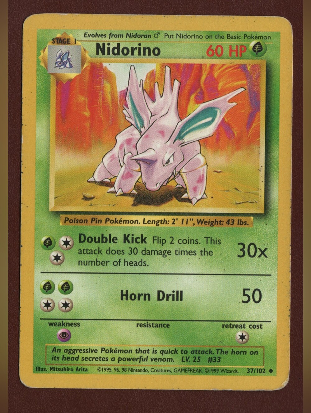 BASE SET 37 | NIDORINO